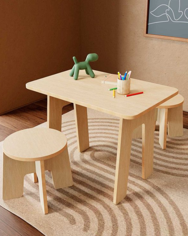 Montessori - Meja dan Kursi